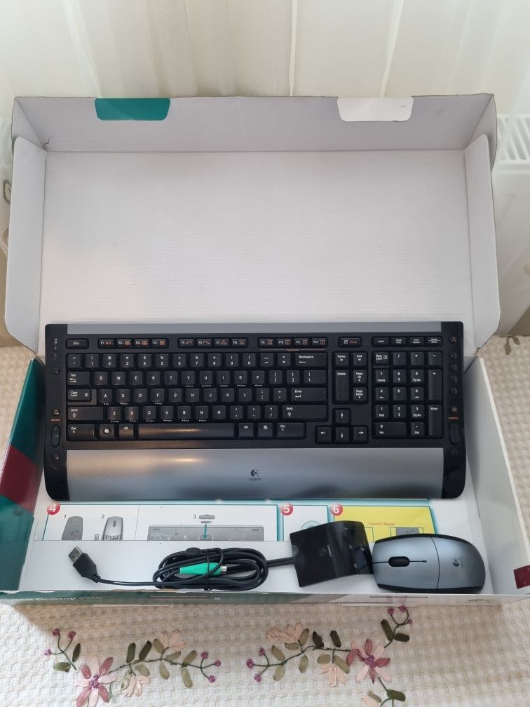 Tastatura Logitech wireless, S510, ptr calculator, mufa usb și adaptor