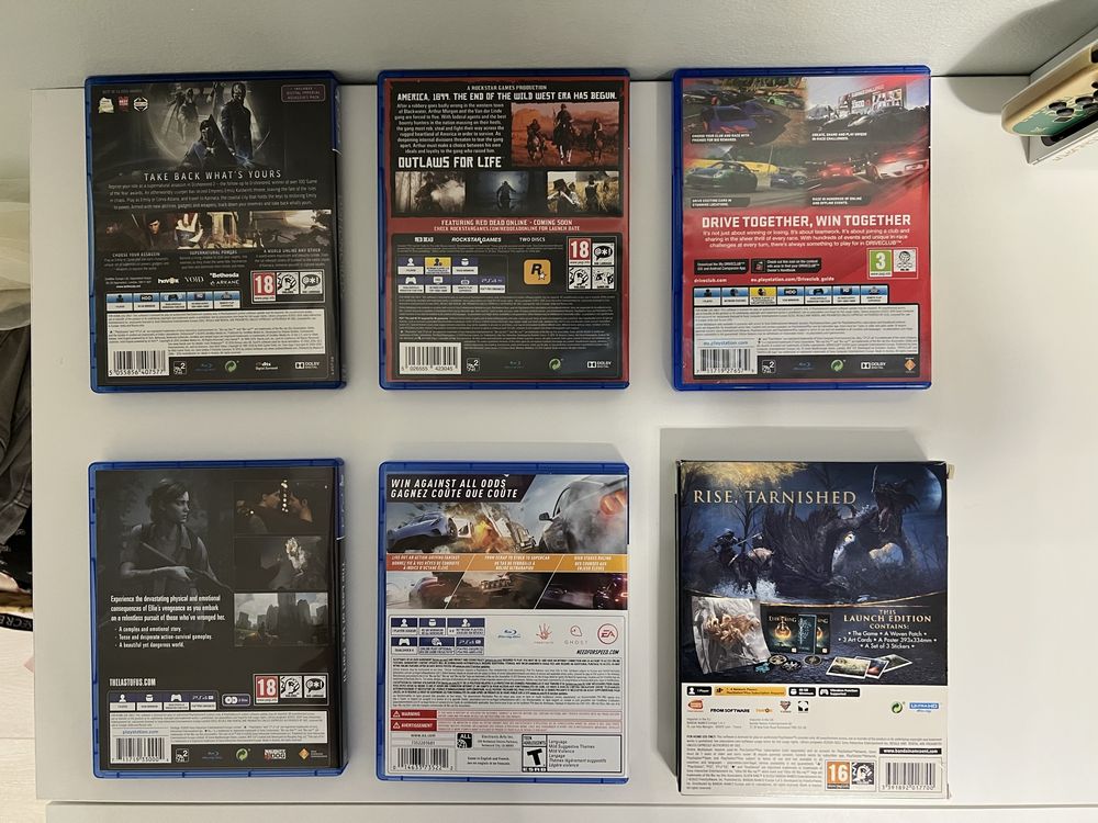 Продавам лот от PS4 и PS5 игри