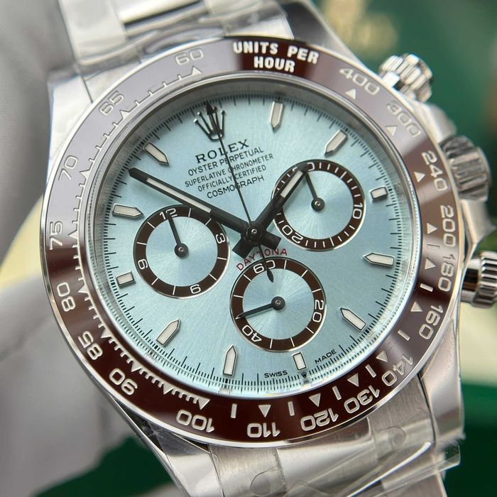 rolex daytona 4131 сребърен/платинен отворен гръб
