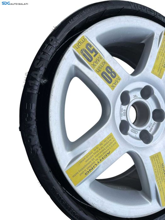 Roata Janta Rezerva Aliaj 5x112 205 70 16 Audi A6 C5 Allroad Quattro 4x4 1998 - 2005 Cod 4Z7601025B [B4189]