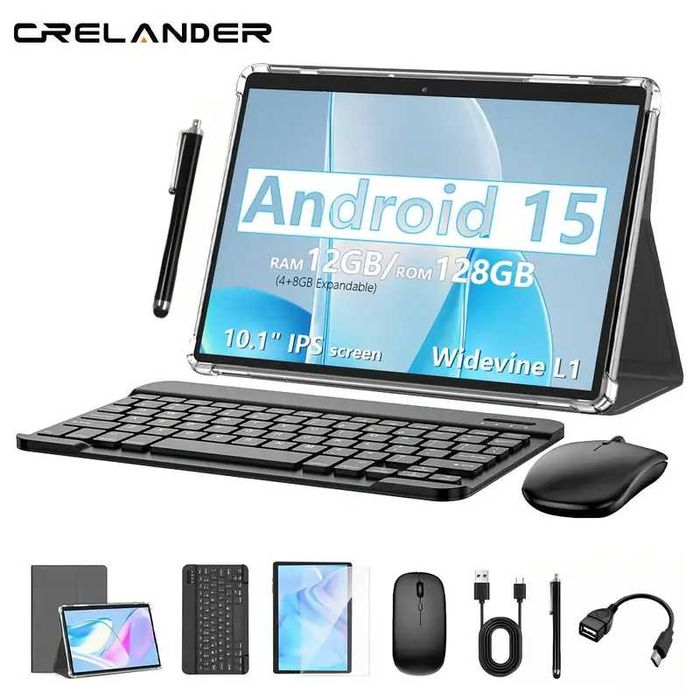 Нов запечатан таблет с Андроид 15,2025г.модел,напълно оборудван-210лв