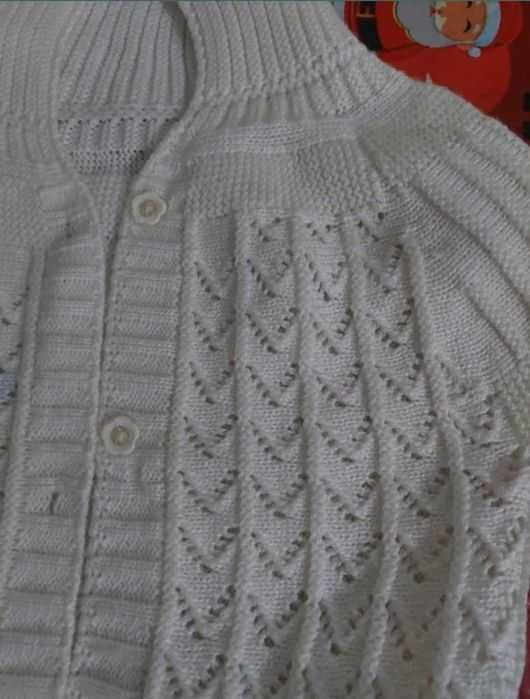 Cardigan fetițe  cu nasturi si cordon