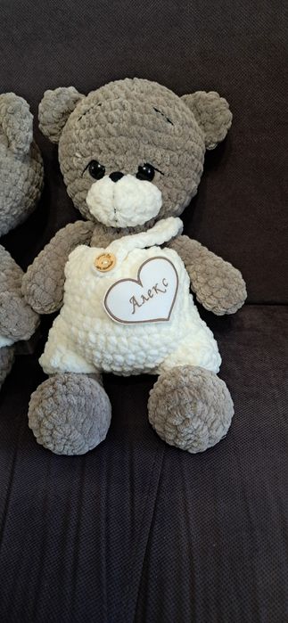 Плетена играчка мече