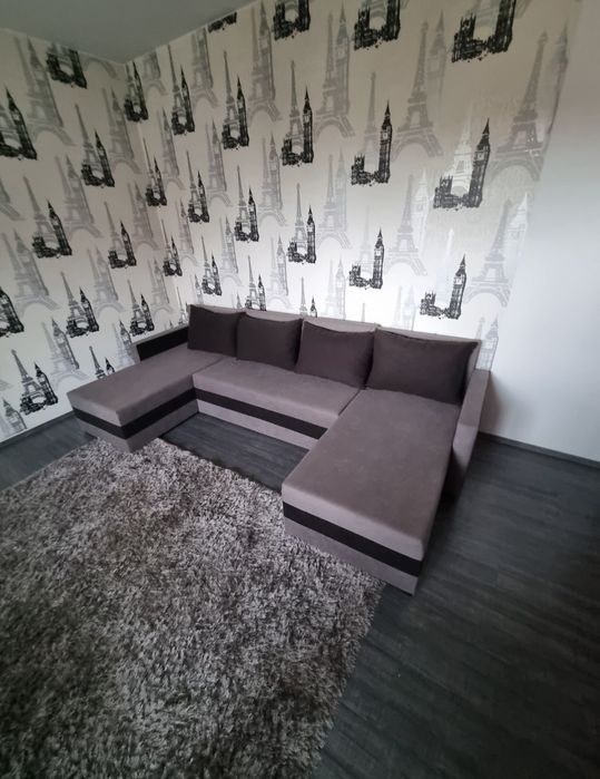Canapea in forma de U, 138 cm l/285 cm L
