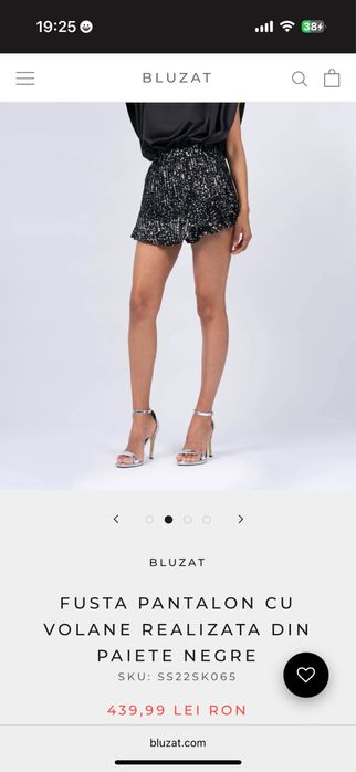 Fusta bluzat marime xs noua
