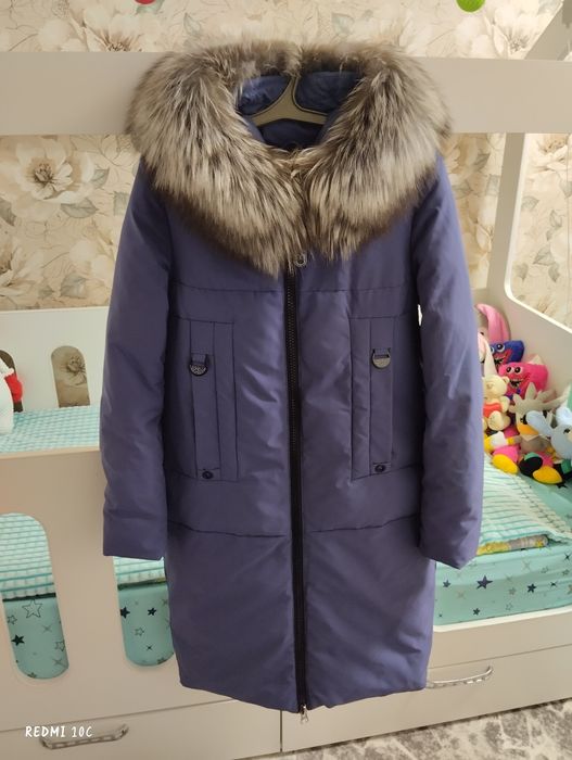 Зимний пуховик в хорошем состоянии