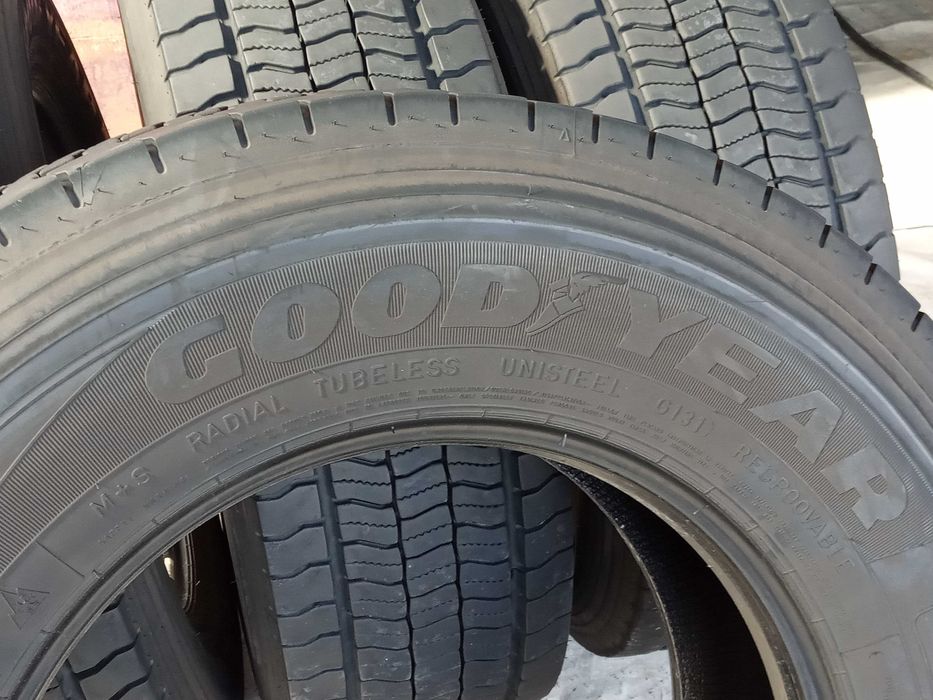 4 тежкотоварни гуми 285/70 R19.5 Goodyear Regional RHD 2 146/144L M+S