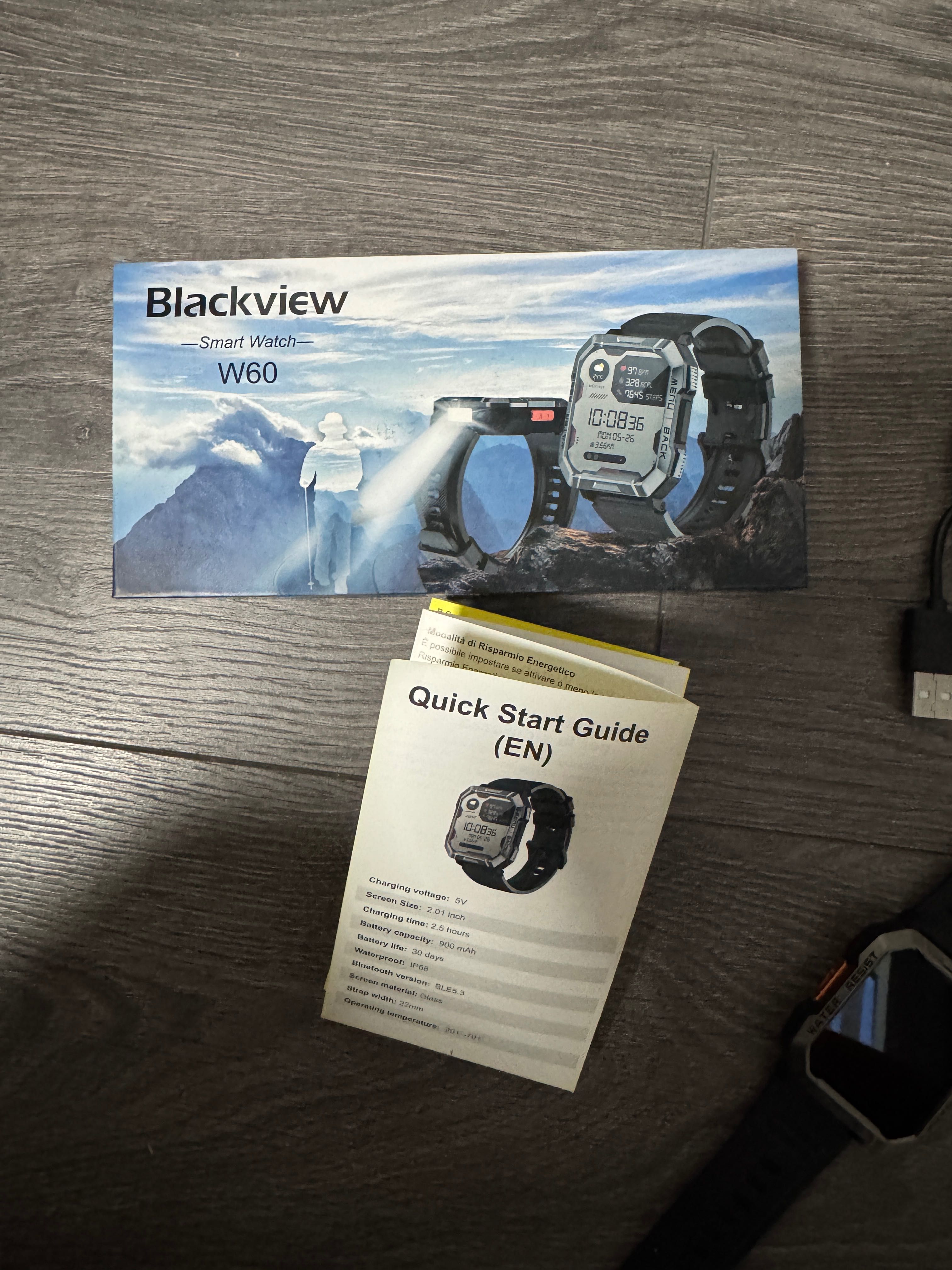 Чисто нов смарт часовник Blackview W60