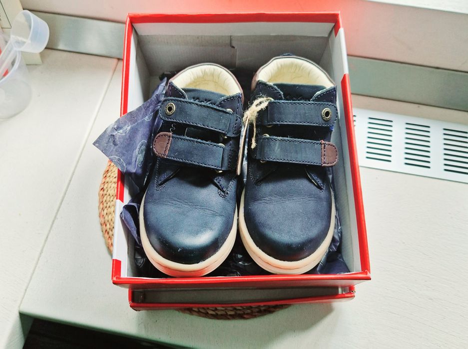 Pantofi copii Kickers piele 24