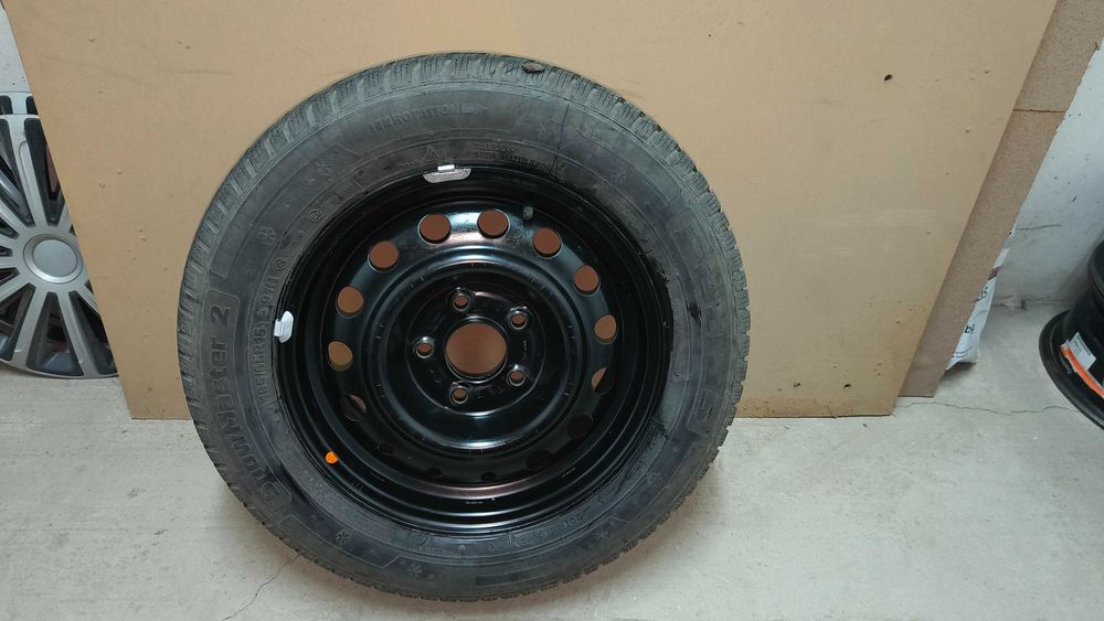 Джанти 5×114.3, ЕT46, отвор-67.1 + зимни гуми 195/65/15, 15'' Hyundai