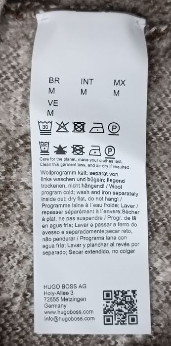 Boss Kalmtree Pullover оригинален пуловер M Бос пуловер