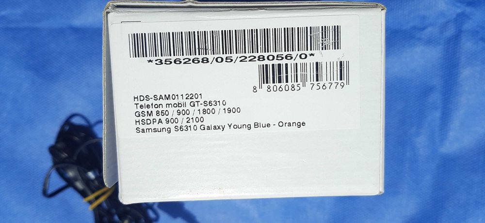 Telefon Samsung Galaxy Young GT-S6310, Blue, casti, incarcator
