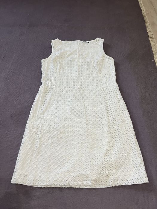 Белое платье размер S