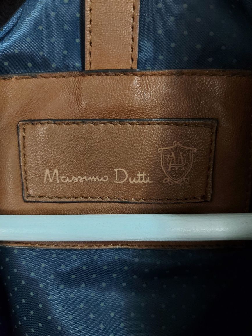 Geaca de piele Massimo Dutti