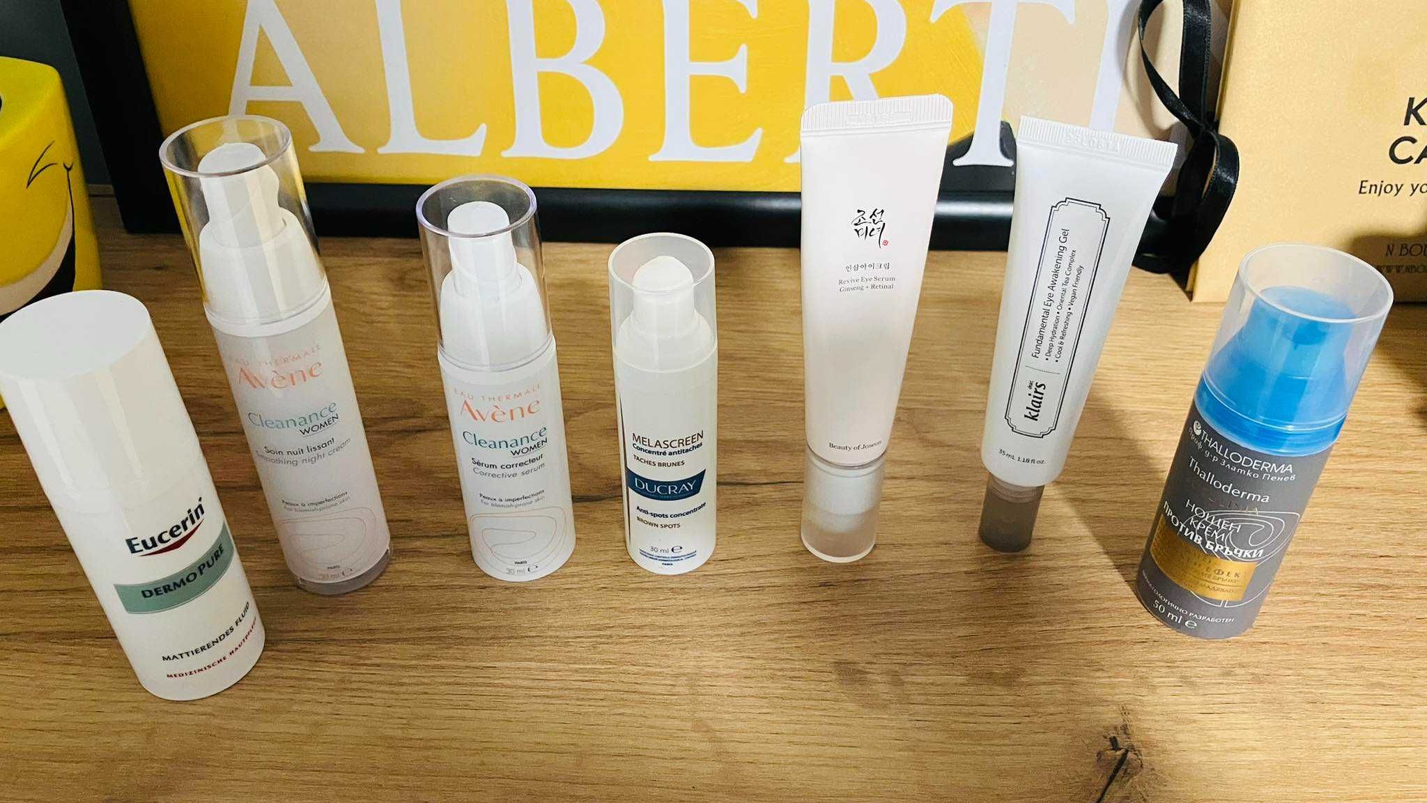 Бялa медицинска козметика крем Eucerin Avene Ducray