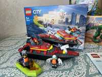 Lego City пожарно-спасательная лодка, 60373