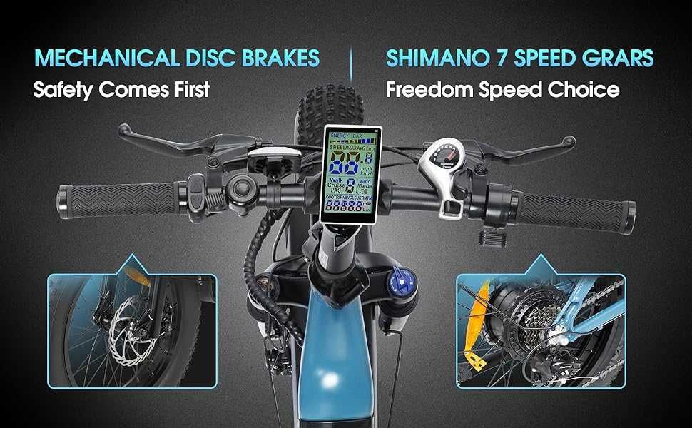 Сгъваемо електрическо колело DYU FF500 960W 48V 14Ah