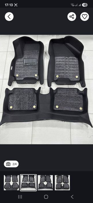 7D полики для Лассети Джентра