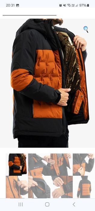 Geaca ski columbia impermeabilă barbati marimea L