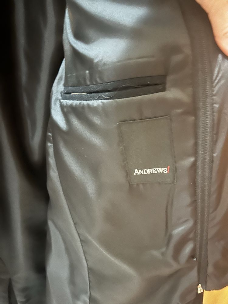 Мъжко вълнено палто Andrews