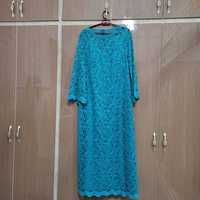 Платья размер 48-50,цена 15000 ,цвет бирюза