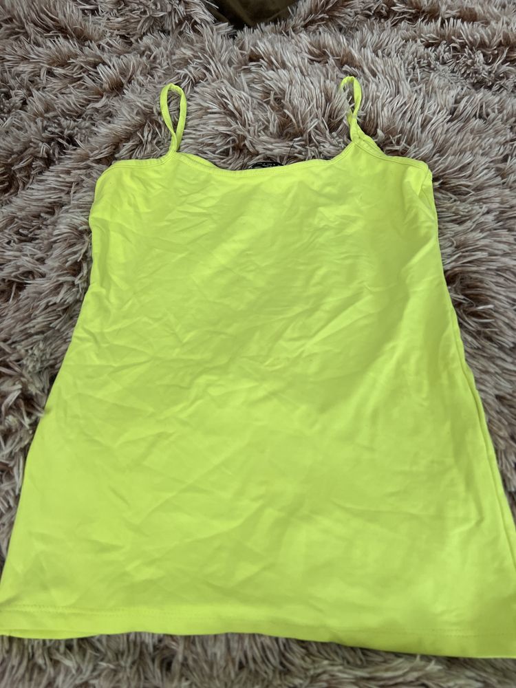 Bluza neon Zara, poliamida cu elastan -S