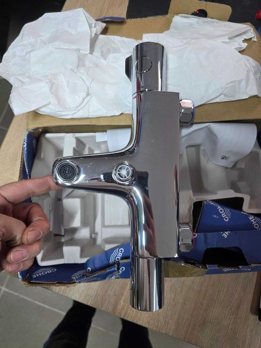 Grohe Grohtherm 800 - Baterie termostatică pentru cadă