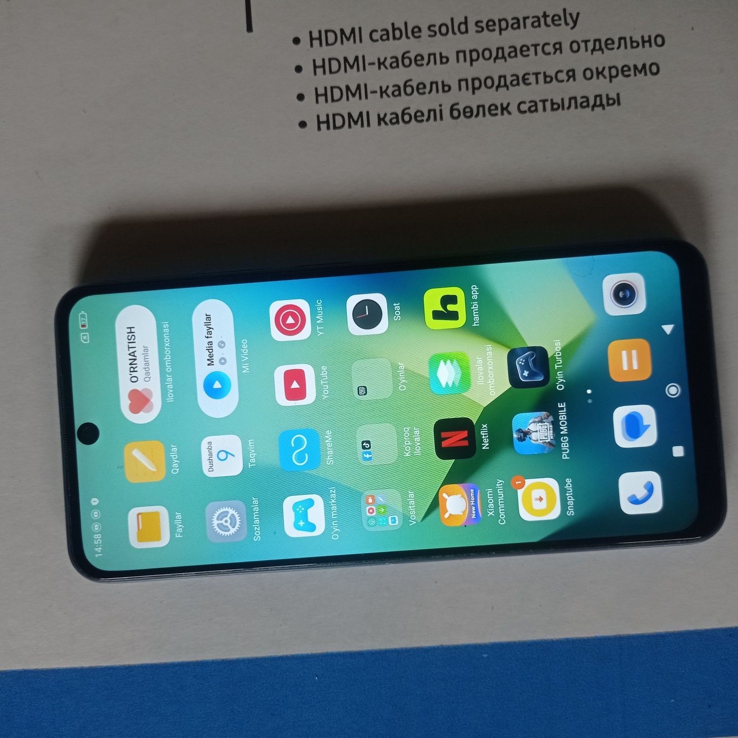 Redmi note10s 8ga 128gb