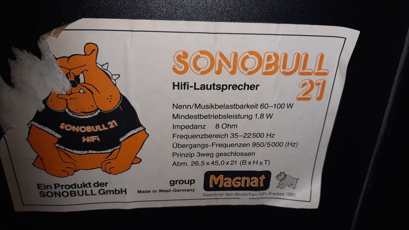 Boxe Magnat Sonobull