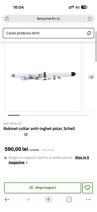 Vand 2 robineti exteriori scheel