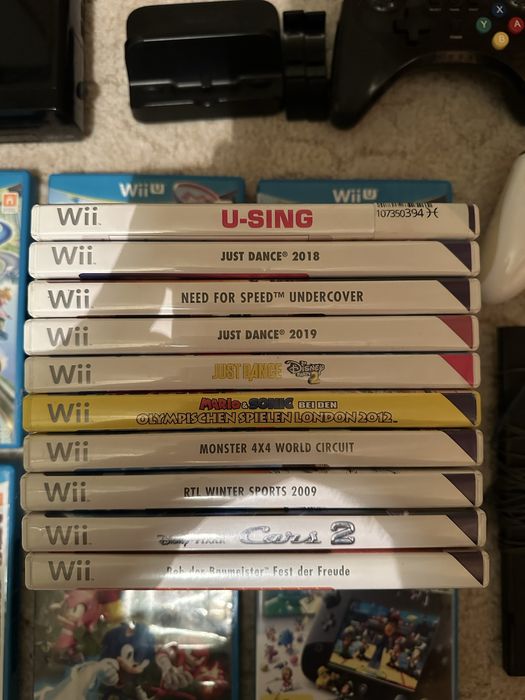 Consola Wii U completa (Zelda, Mario, etc.) + jocuriile Wii