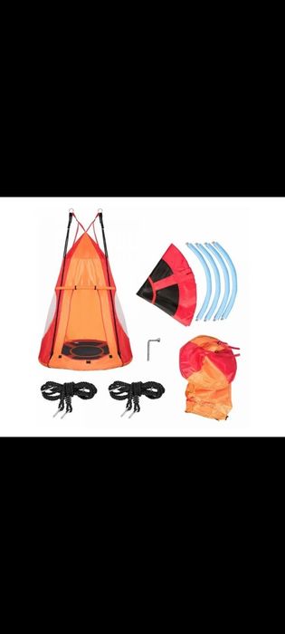 Leagăn cuib cu cort