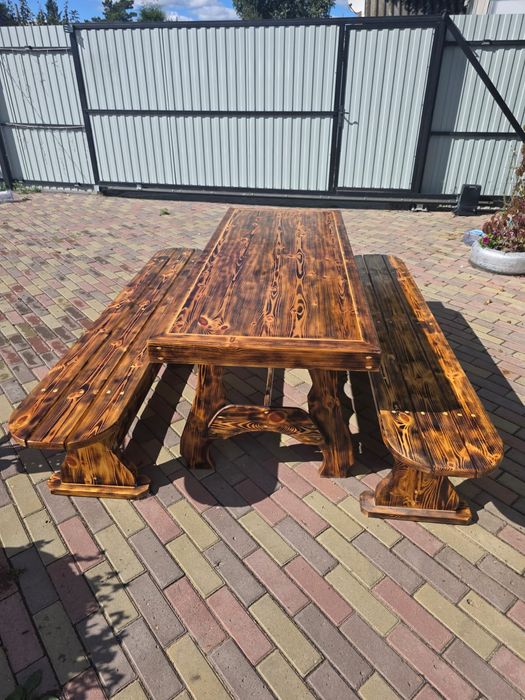 Продам стол древо и лавки