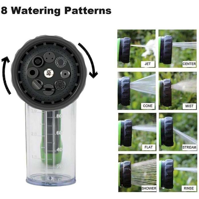 Pistol stropire apa multifunctional 7 tipuri de jet. Ideal pt cadou!