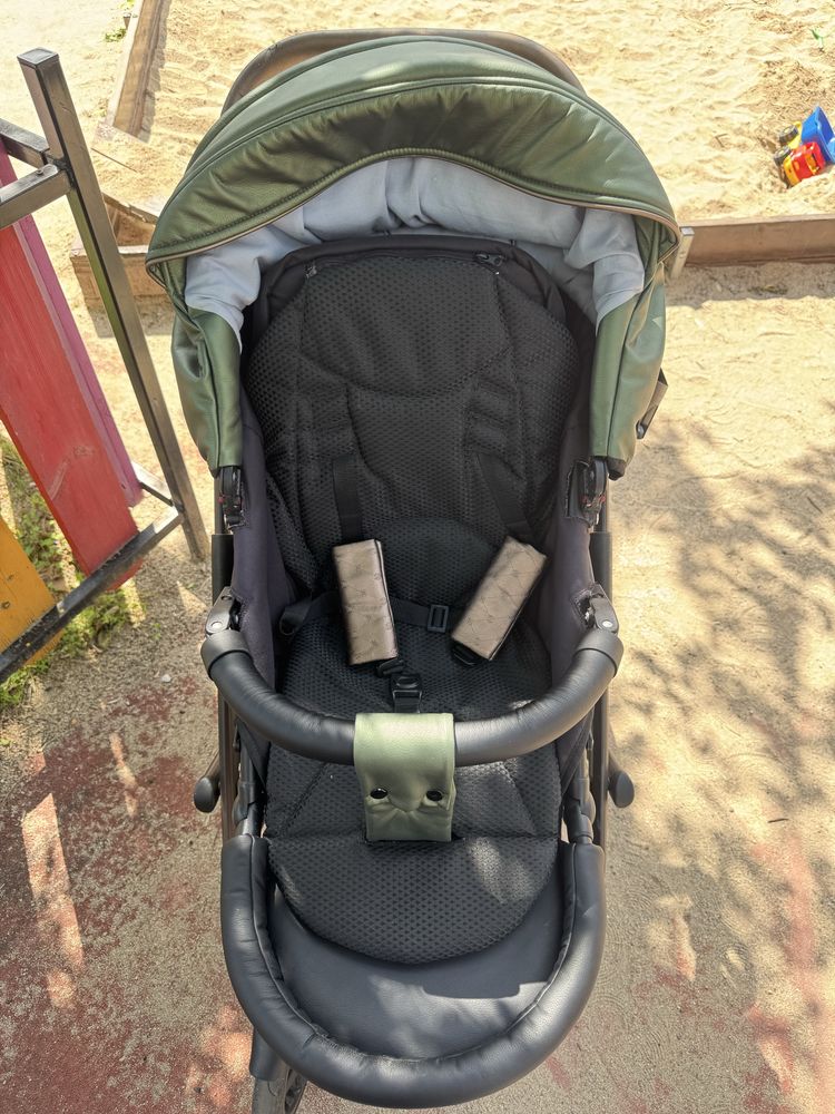 Полска детска количка Junama FLUO 3в1  – Качество, Комфорт, Стил