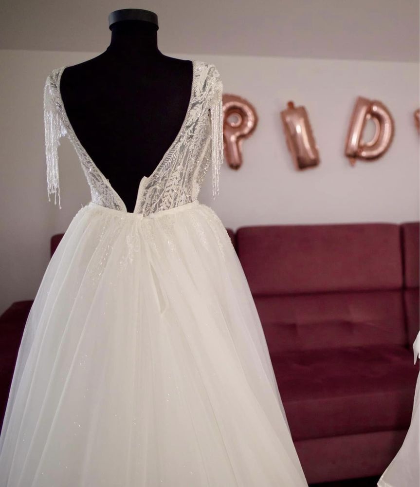 Rochie de mireasă Spossa dell amore, prințesă, sirenă, lux, trenă