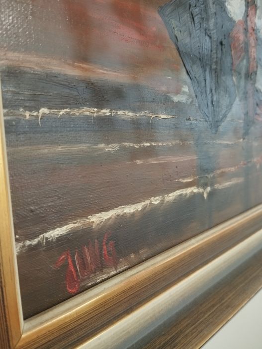 Картина масло,морска тематика