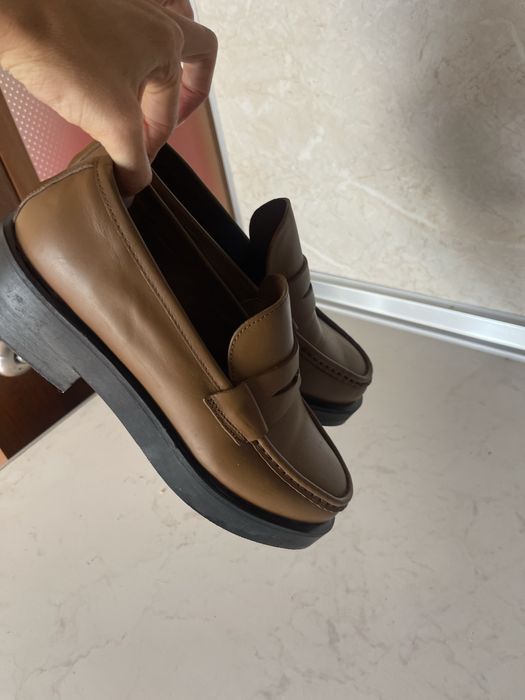 Кожени обувки Arket естествена кожа