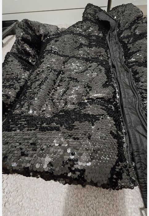 Geaca  canadiana haina paiete