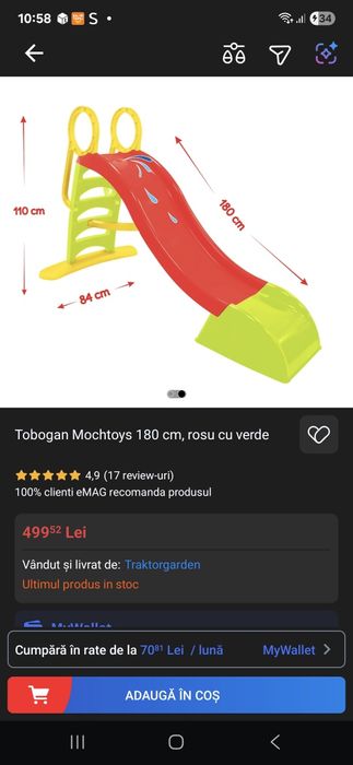 Tobogan pentru copii