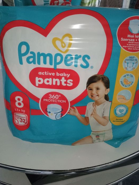 Vand 3 pachete pampers Nr 8