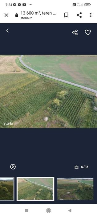 Teren intravilan 13600 mp