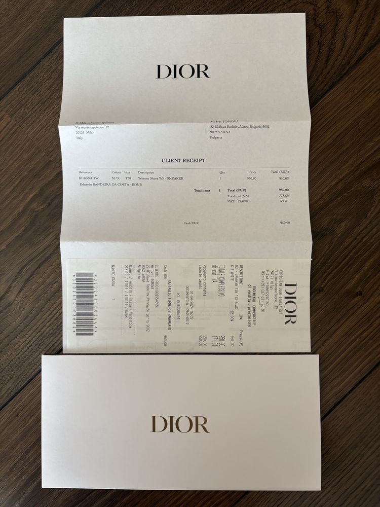 Оригинални Дамски обувки Dior