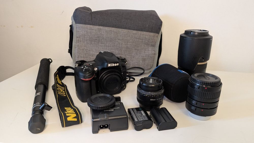 Nikon d610 / obietiv nikon 50 mm 1.8 / tamron stabilizare 70 300