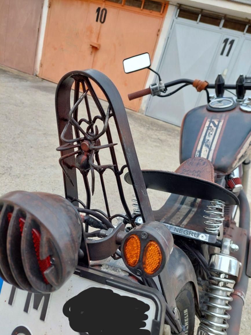 bobber suzuki savage rat bike