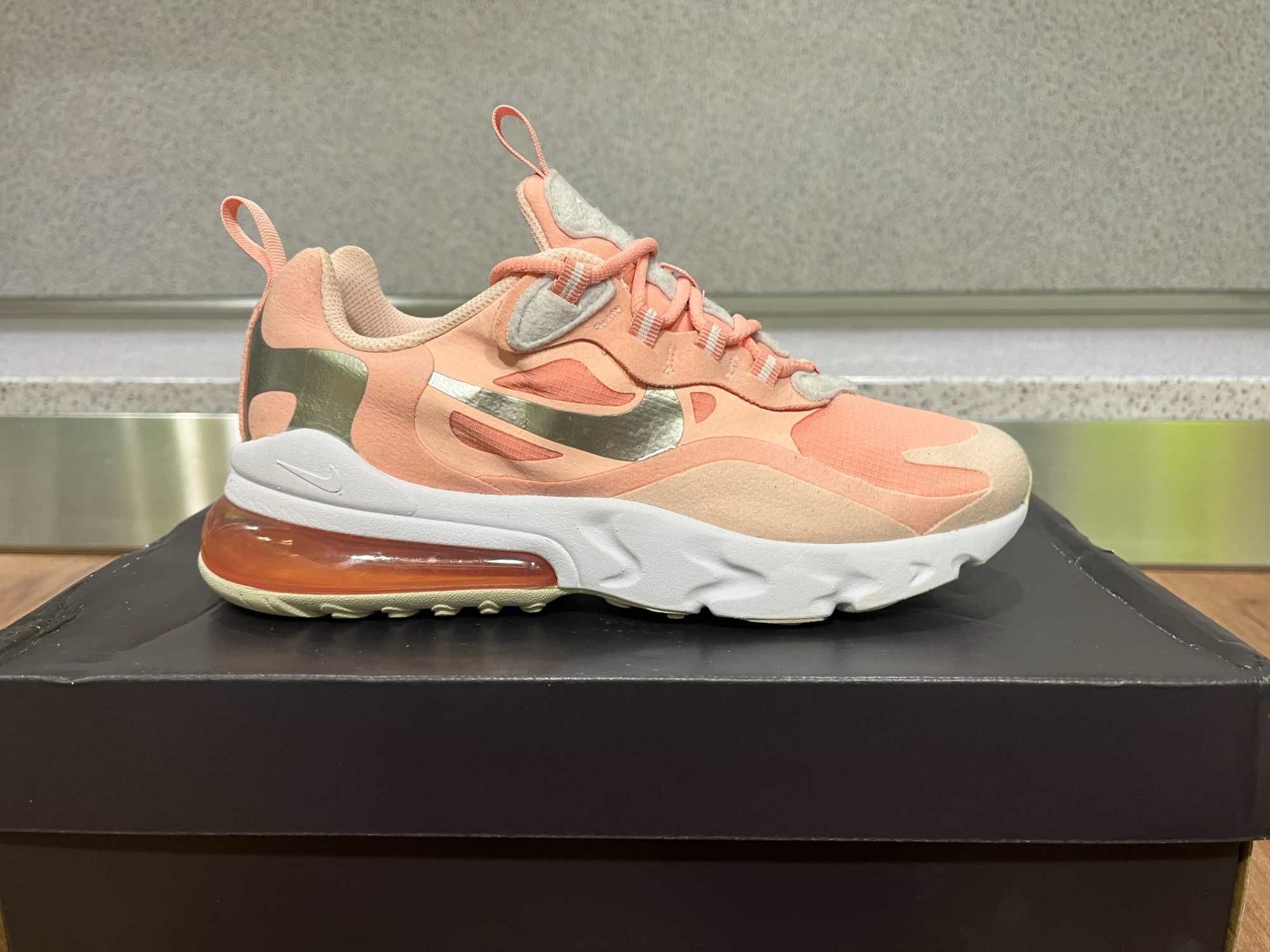 ОРИГИНАЛНИ *** Nike Air Max 270 React GG Coral Pink Silver