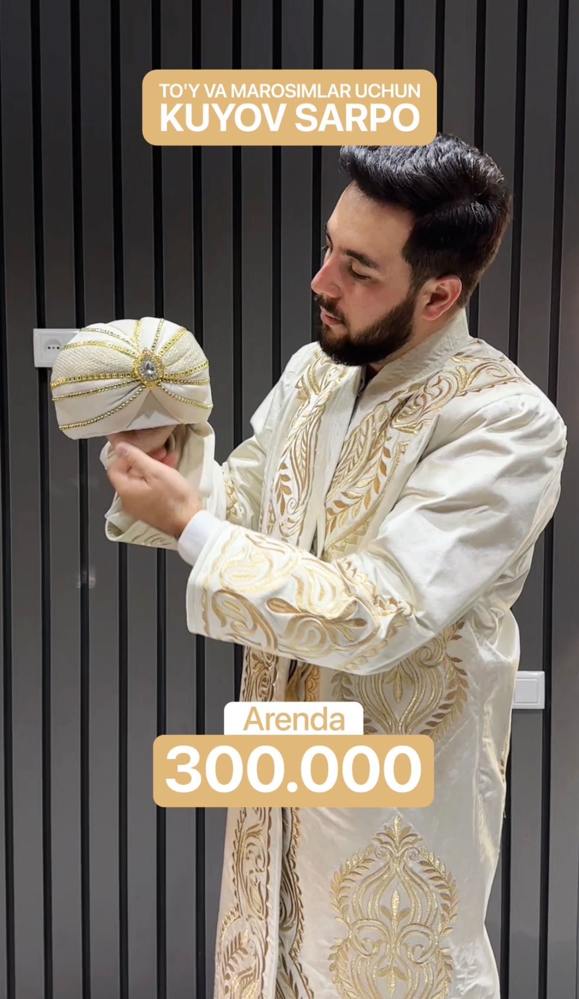 Kuyov chopon ijaraga beriladi
