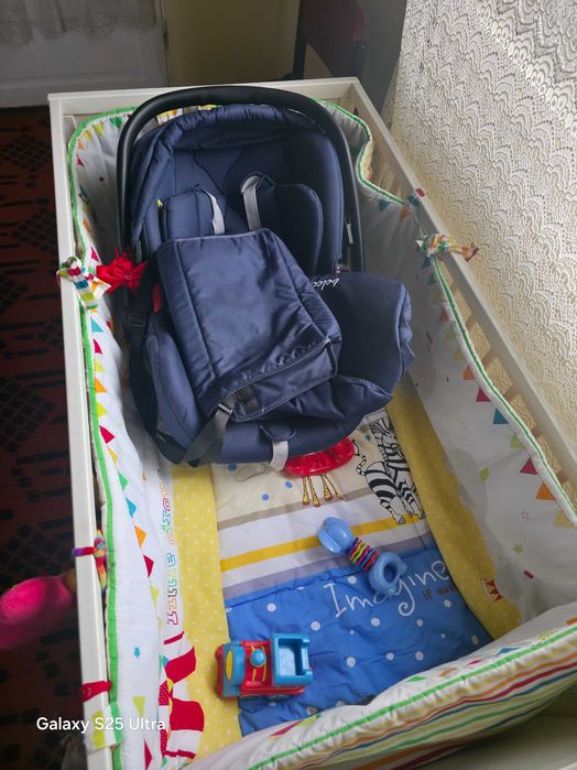 Pat bebe 0-2 ani si scoica 0-6 luni