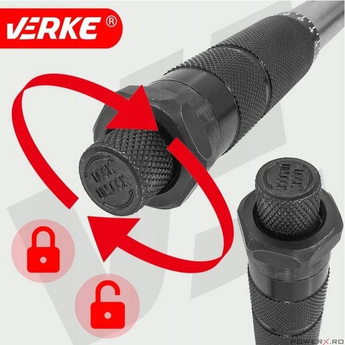 Cheie cu dinamometru, 1/2", 620 mm, 70-350 Nm, Verke