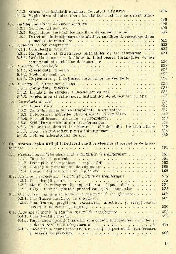 Cartea Electricianului (1986) stații electrice și posturi de transf.